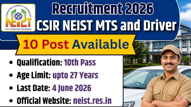 CSIR NEIST Recruitment 2026: Complete Detail About Vacancy, Eligibility ...