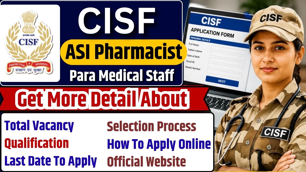 CISF Para Medical Staff Recruitment 2026