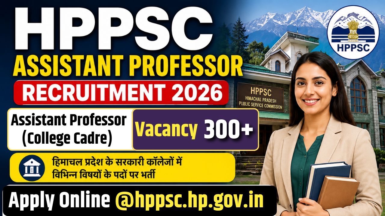 HPPSC Assistant Professor Recruitment 2026