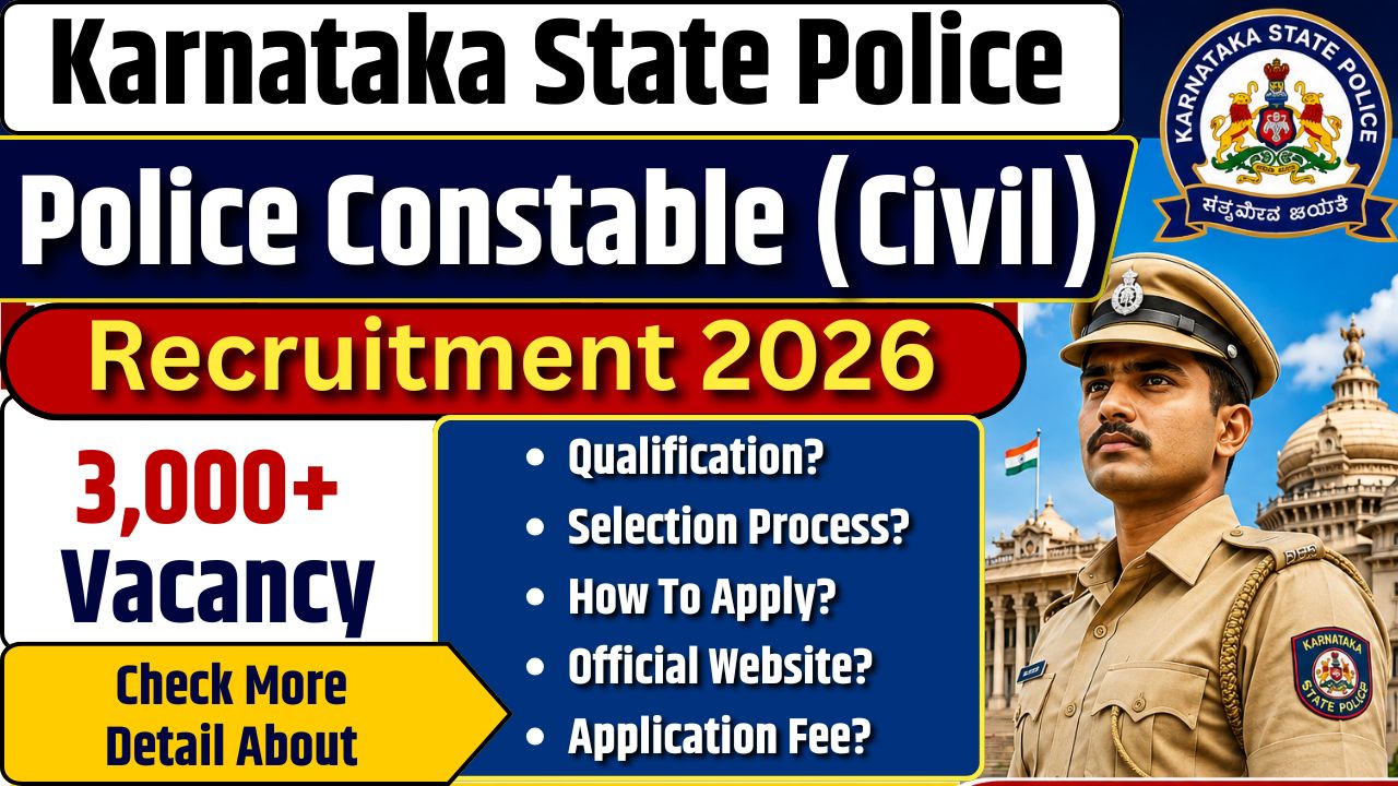 Karnataka State Police Recruitment 2026