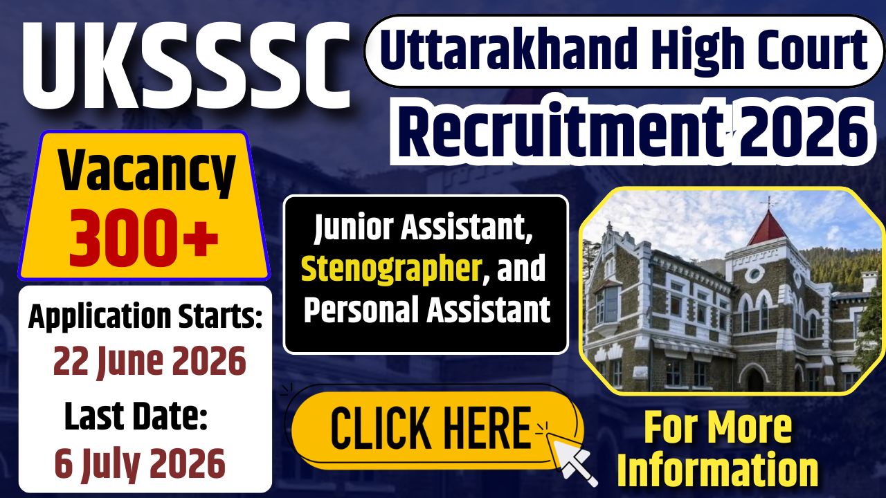 Uttarakhand High Court Recruitment 2026