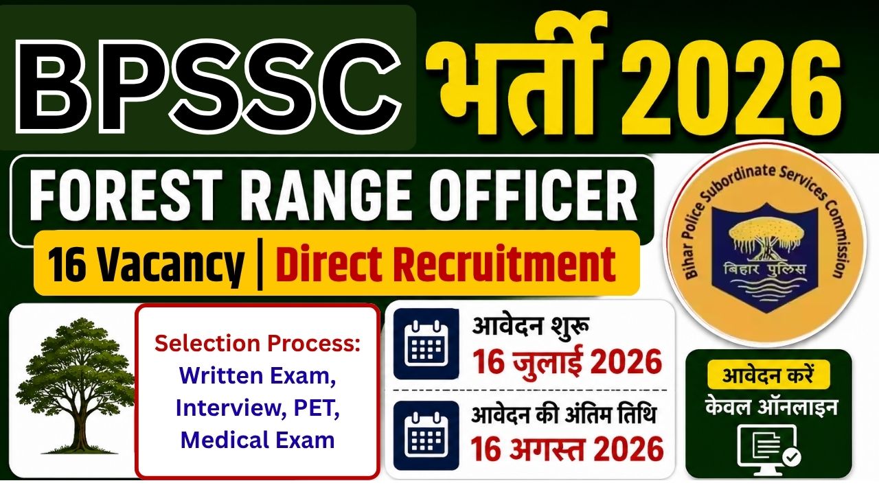BPSSC Forest Range Officer Recruitment 2026