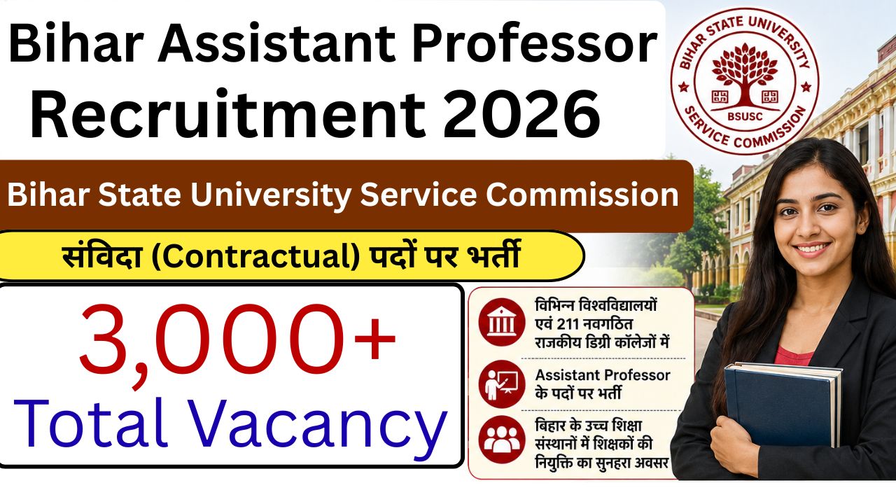 Bihar Assistant Professor Recruitment 2026