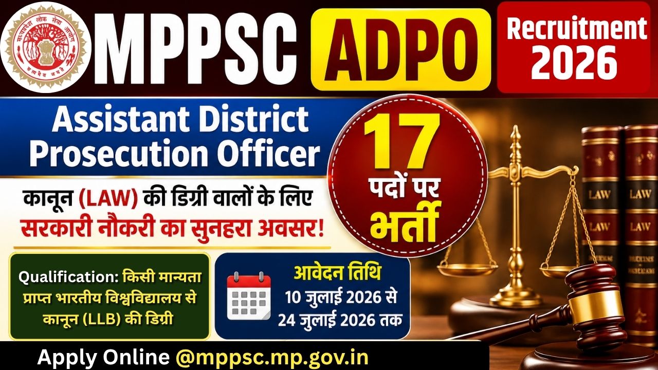 MPPSC ADPO Recruitment 2026