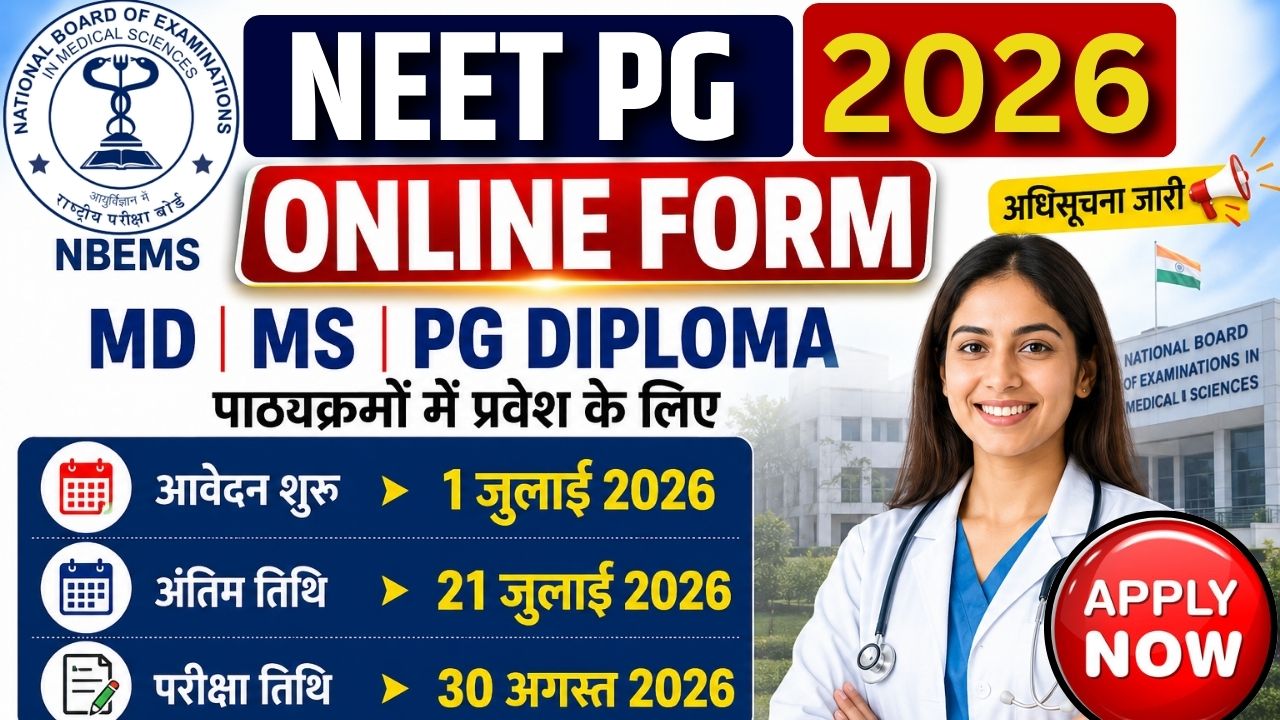 NEET PG Online Form 2026
