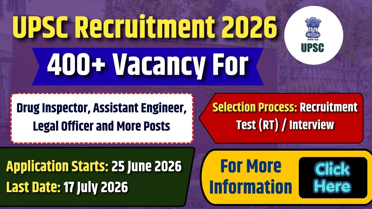 UPSC Recruitment 2026