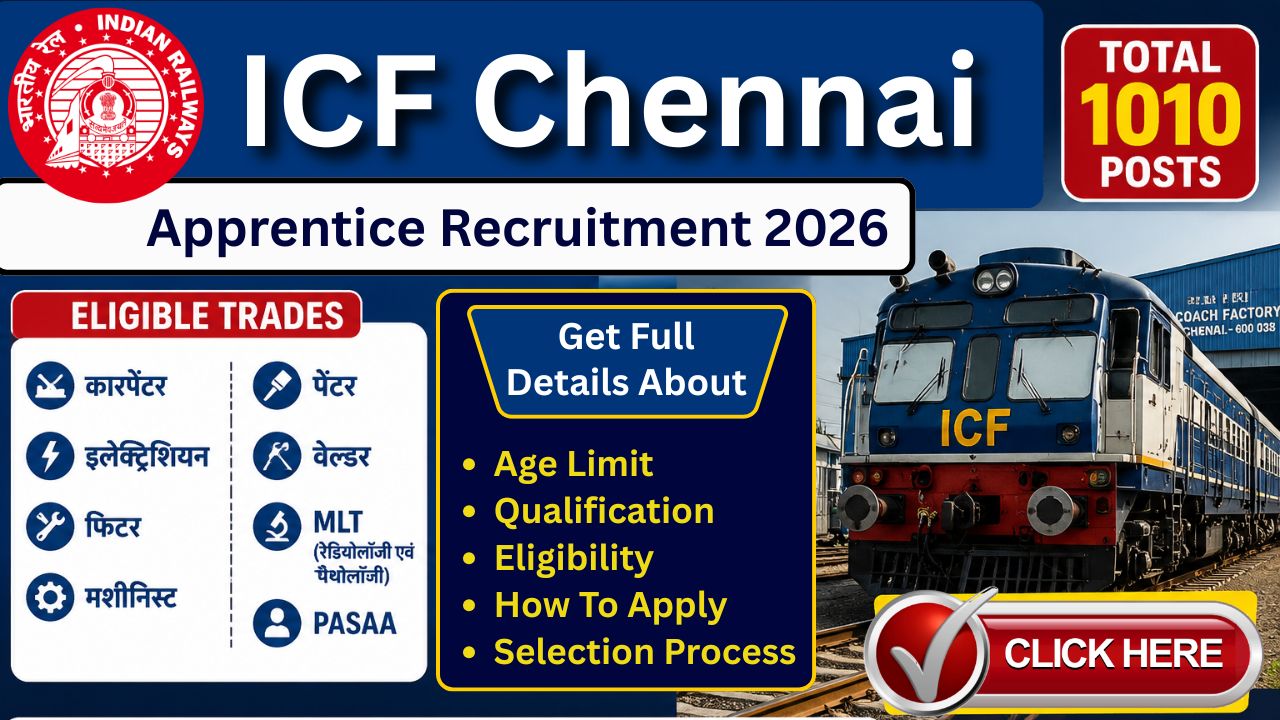 CF Chennai Apprentice Recruitment 2026