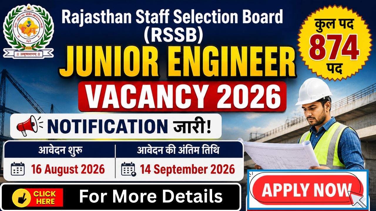 RSSB JE Recruitment 2026
